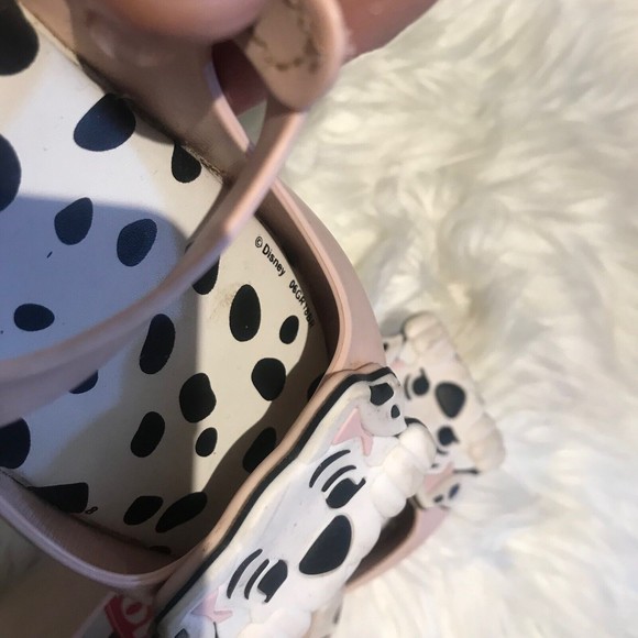 Mini Melissa Blush Ultragirl 101 Dalmatian Shoes US 12k - Picture 6 of 8